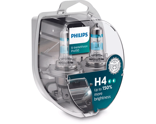 Лампа Philips H4 +150, 12V