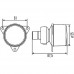 Фонарь указателя поворота передний Hella 2BA 008 221-107